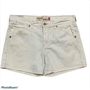Levi's 515 Nouveau Stretch White Denim Jean Shorts 10